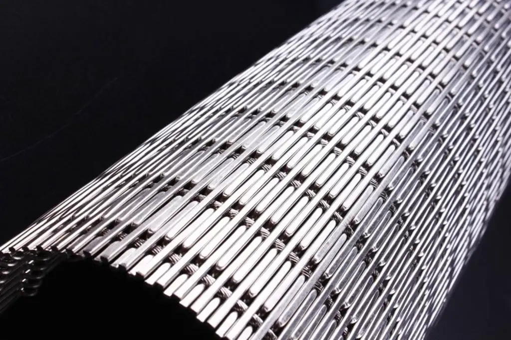 Woven decorative wire mesh