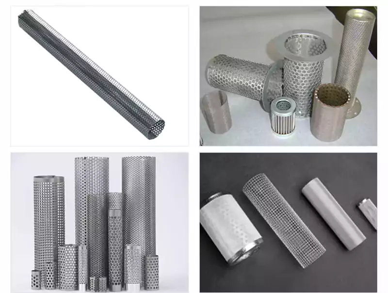 Zylinderform perforiertes Filterrohr