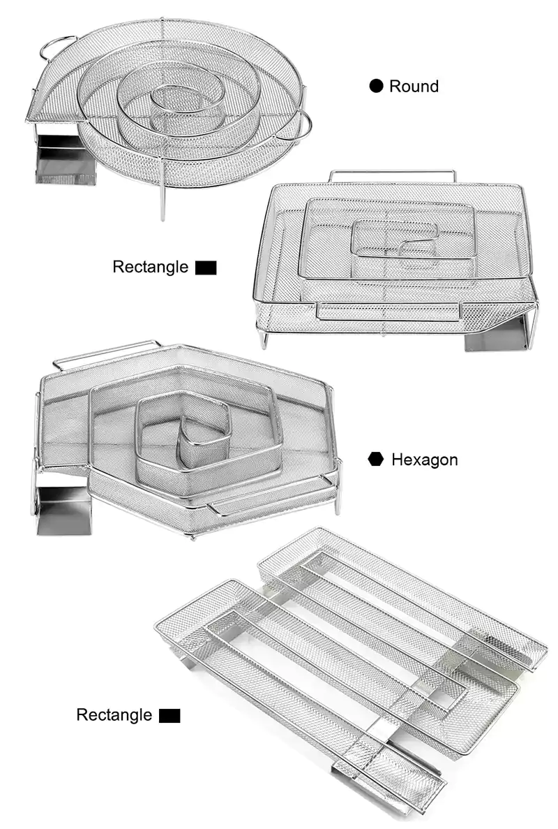 Speziell geformter Grill